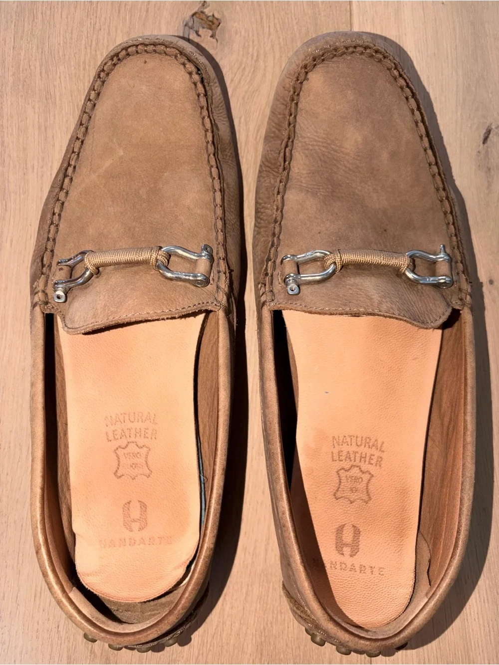 Men’s Riomar The Halyard Deck Driver Size 12 - Natural Leather